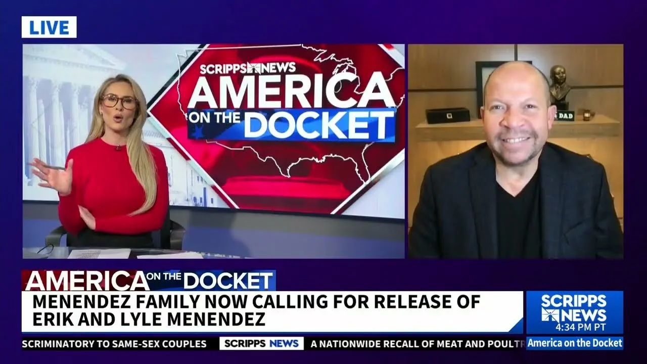 Scripps News l Jamie White on Menendez family wanting attorney to schedule resentencing hearing